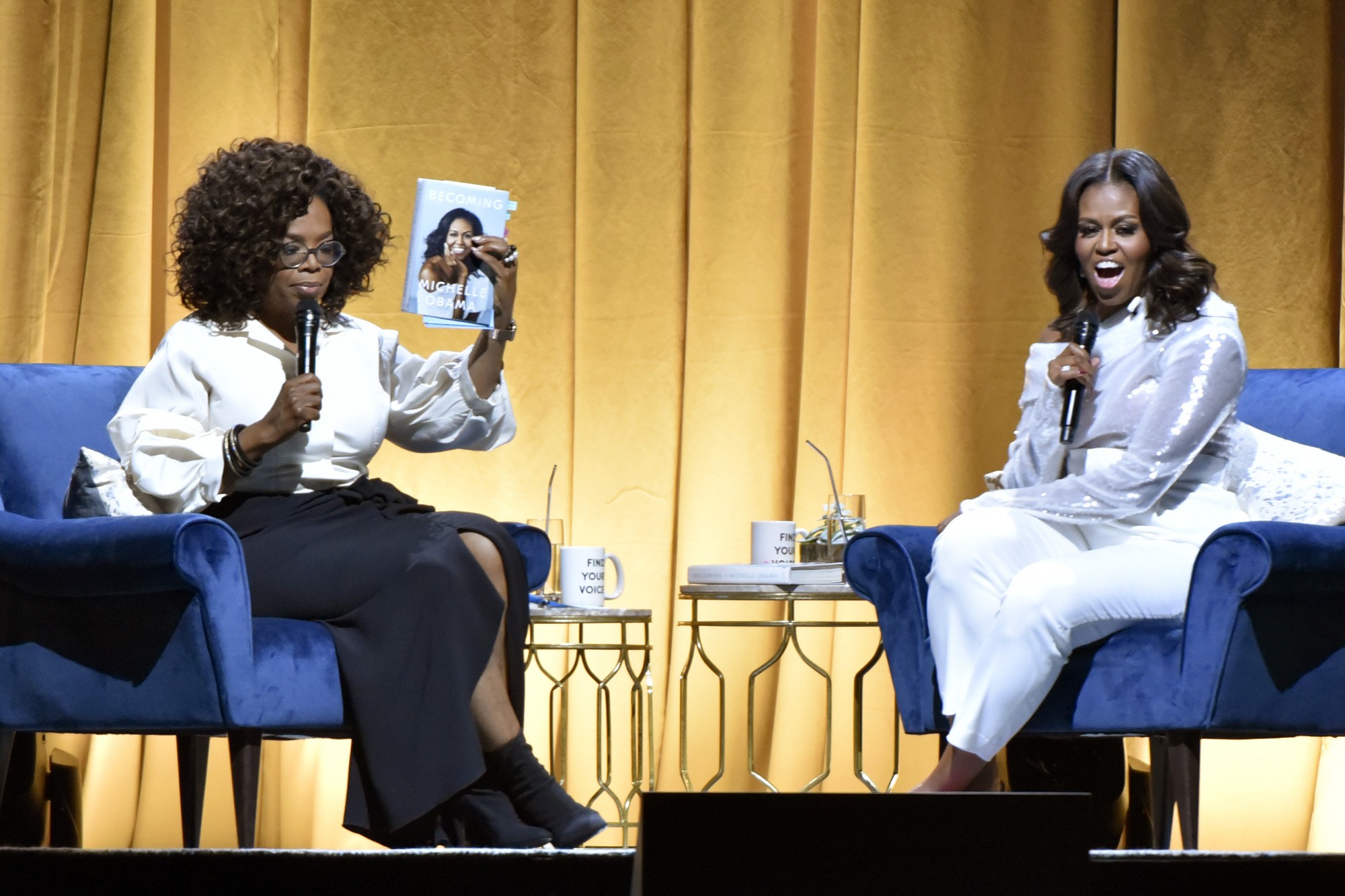 Michelle Obama’s ‘Becoming’ Book Tour Kicked Off In Chicago; Oprah Moderated ...