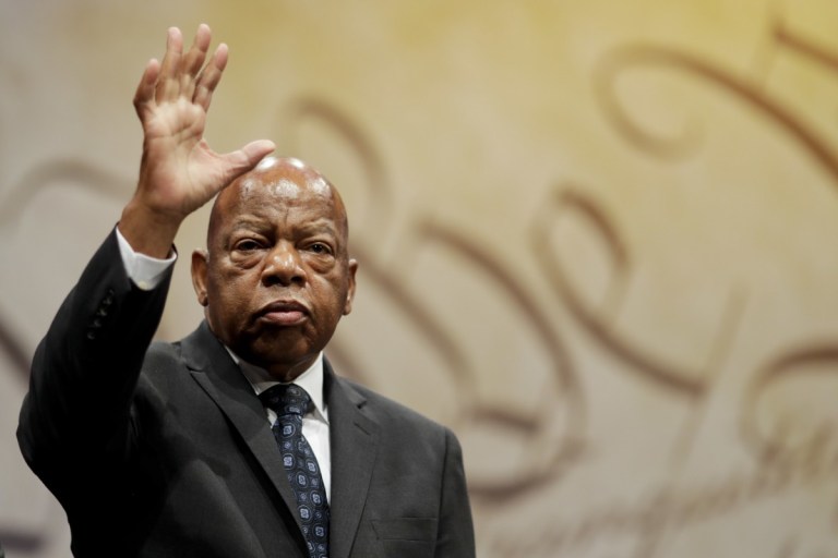 Final Viewing For John Lewis At U.S. Capitol