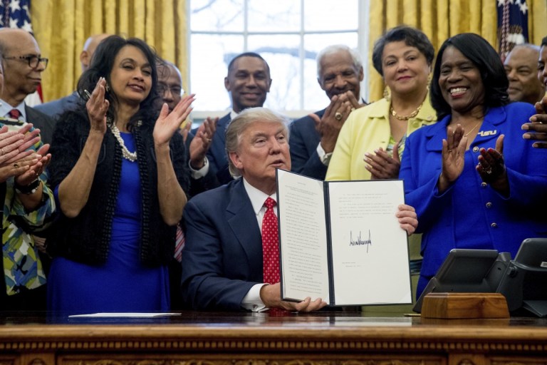 Trump Praises HBCUs