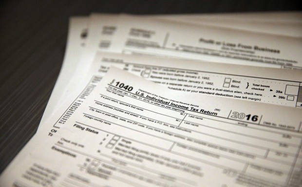 tax forms tax returns_AP Images