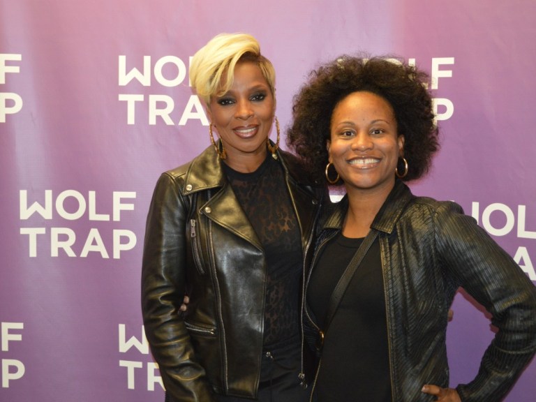 Mary J Blige Wolf Trap Meet and Greet WHUR 8