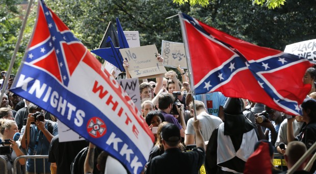 White nationalists KKK white supremacists Charlottesville protests_AP Images 6