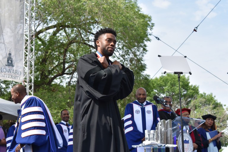 Chadwick Boseman Delivers Howard University’s 2018 Commencement Speech