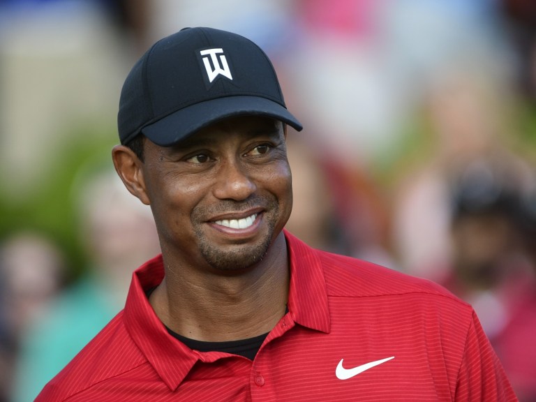 Tiger Woods after winning the the Tour Championship golf tournament_AP Images 5