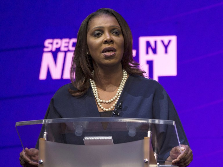 Democratic New York Attorney General-elect Letitia James_AP Images 2