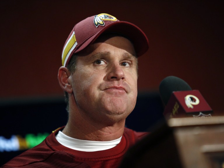 Washington Redskins head coach Jay Gruden_APImages 5
