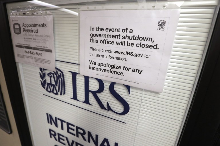 Furloughed IRS Workers Not Reporting To Work; Tax Reports Will Most Likely Be Affected