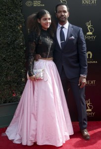 Kristoff St. John and wife Lola St. John_Ap Images