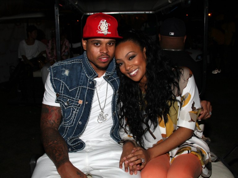 Shannon Brown and Monica_Ap Images