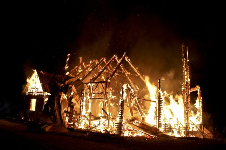 African American Churches Burned To The Ground