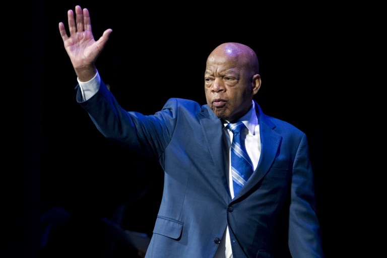 John Lewis Memorialized At U.S. Capitol Today