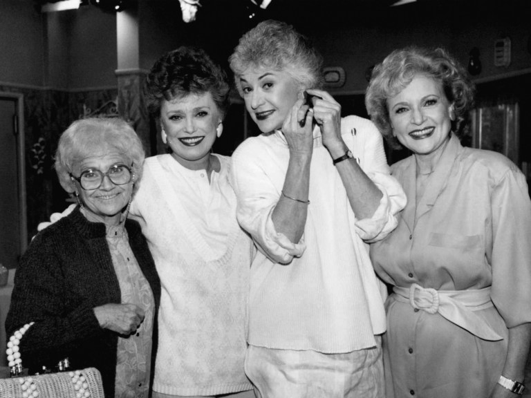 Estelle Getty, Rue McClanahan, Bea Arthur and Betty White Golden Girls_AP Images