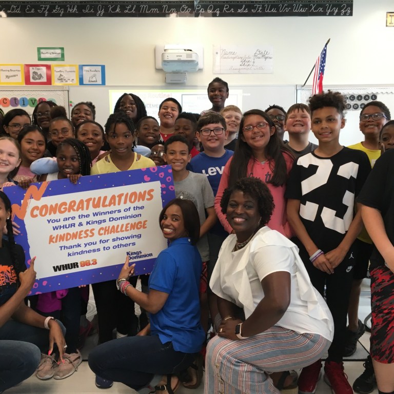 Tulip Grove Students Are Winners Of WHUR Kindness Challenge, Headed To Kings Dominion