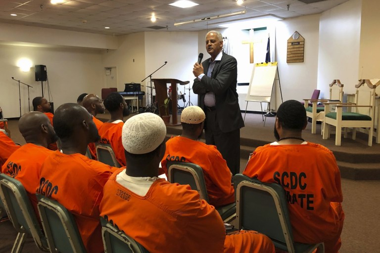Stedman Graham Visits Prison For Leadership Talk To Inmates