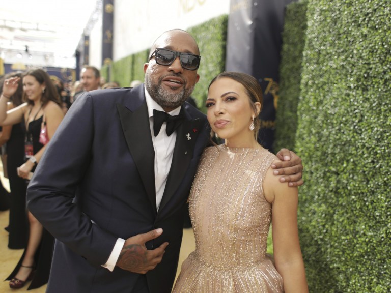 black-ish creator Kenya Barris with wife Dr. Rainbow Edwards-Barris_AP Images 3