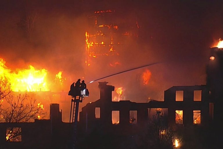 Massive Fire Engulfed Home In Upper Marlboro