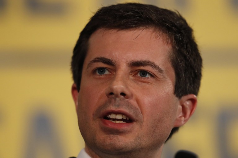 Black Lives Matter Protest Buttigieg