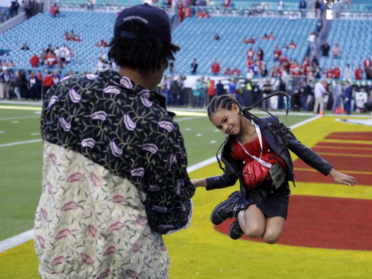 Jay Z Blue Ivy Super Bowl 2020_AP Images 3