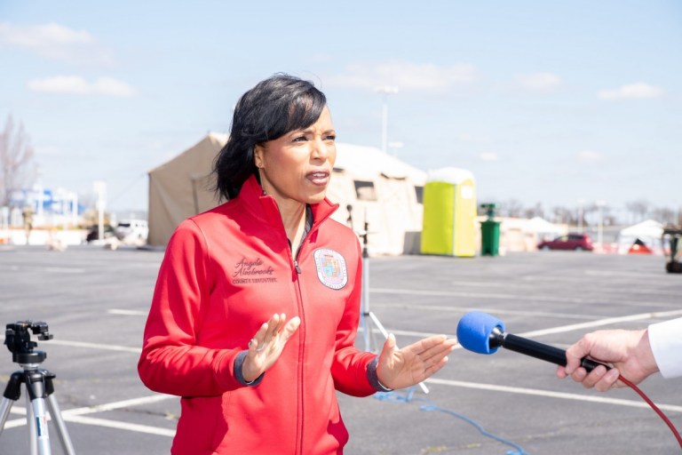 Alsobrooks Campaign Sign Vandalized