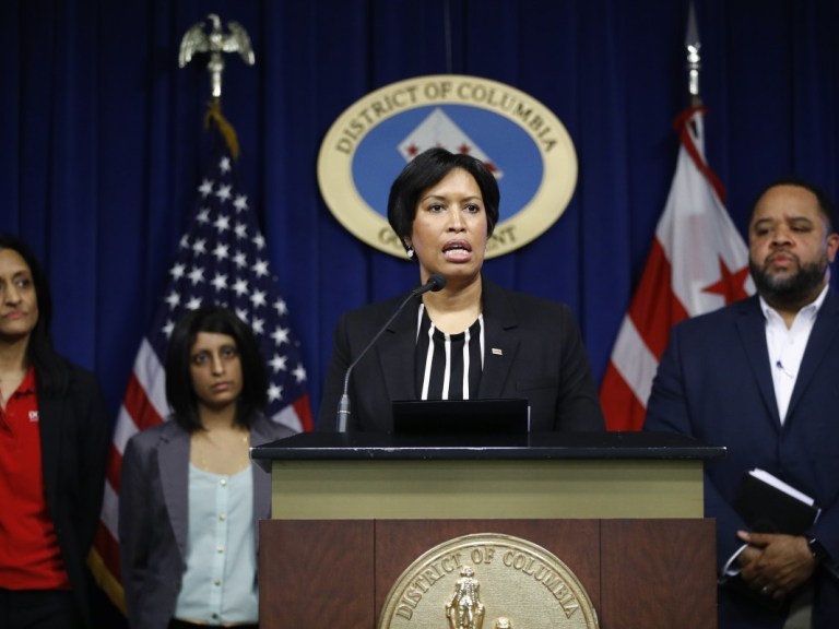 Virus Outbreak Washington Muriel Bowser_AP images 3