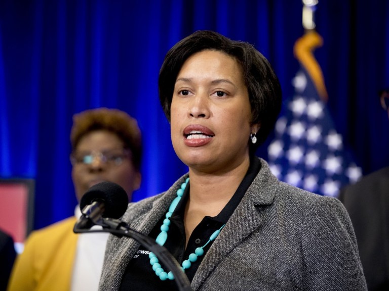Virus Outbreak Washington Muriel Bowser_AP images 5