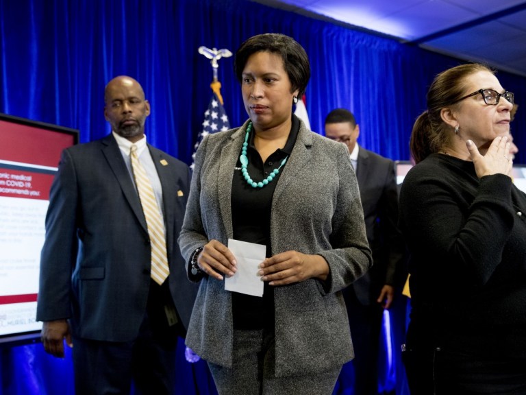 Virus Outbreak Washington Muriel Bowser_AP images 9