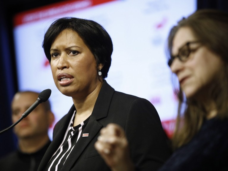 Virus Outbreak Washington Muriel Bowser_AP images