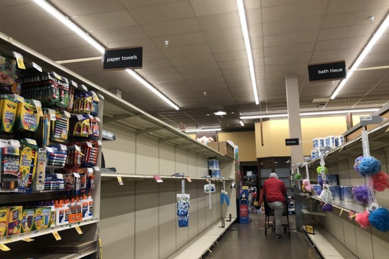 Empty Shelves and New Rules:  Grocery Store Realities