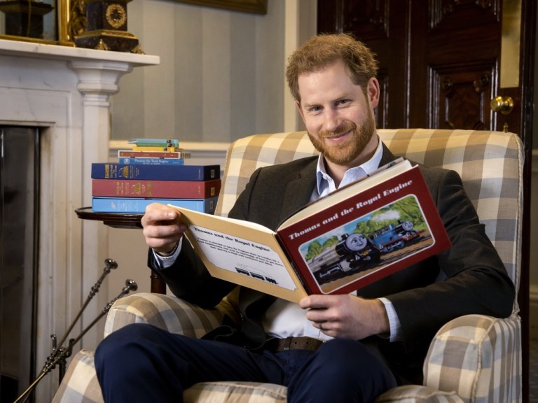Prince Harry Thomas & Friends The Royal Engine_AP images