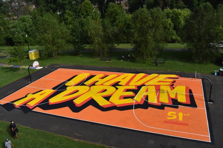 DC Basketball Court In Memory of Dr. King