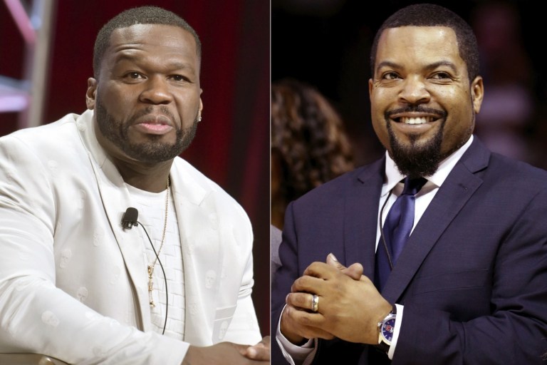 Altered Photo Shows Ice Cube, 50 Cent In ‘Trump 2020’ Hats