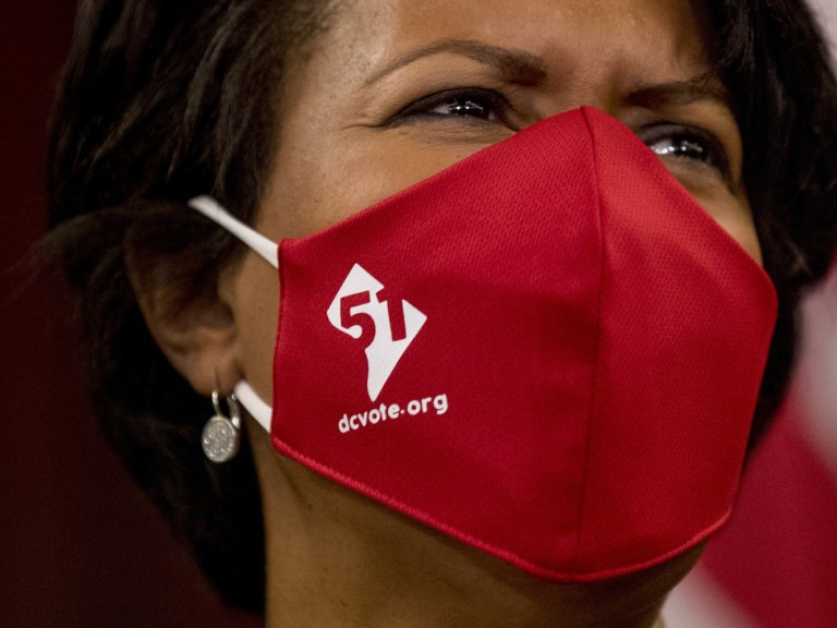 mayor bowser in a mask -ap