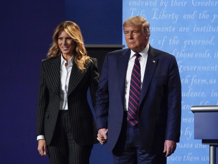 trump and first lady -AP