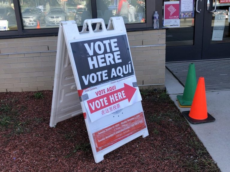 voting sign – whur