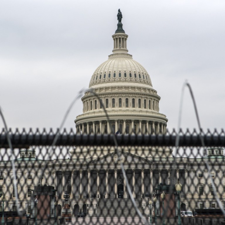 U.S. Capitol Again Being Surrounded By Tall Security Fences