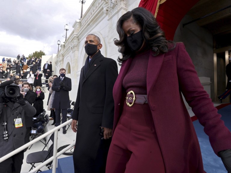 APTOPIX_Biden_Inauguration_The Obamas Barack Obama Michelle Obama_AP Images 2