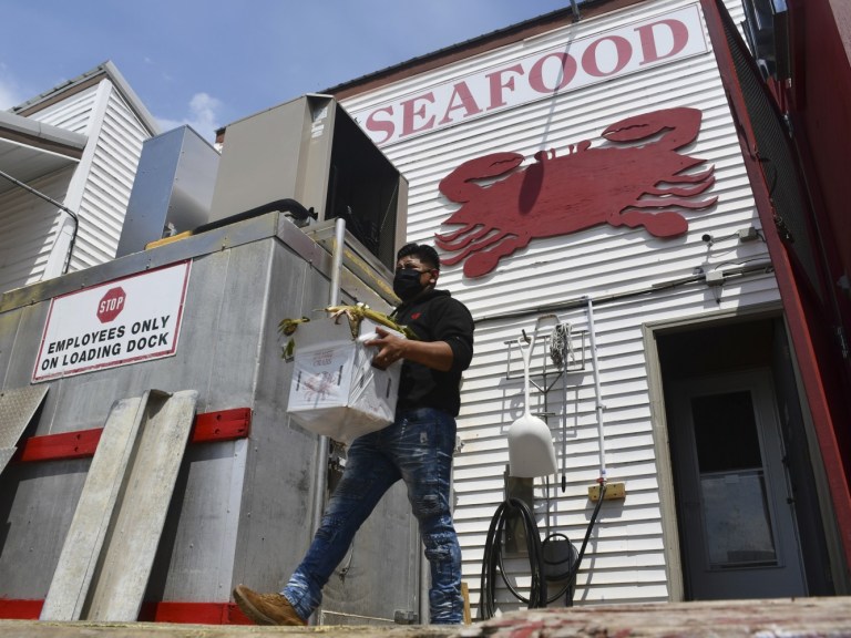 Virus_Outbreak_Seafood_Workers_AP Images 2