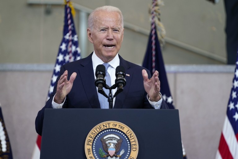 Biden Talks Up Voting Rights