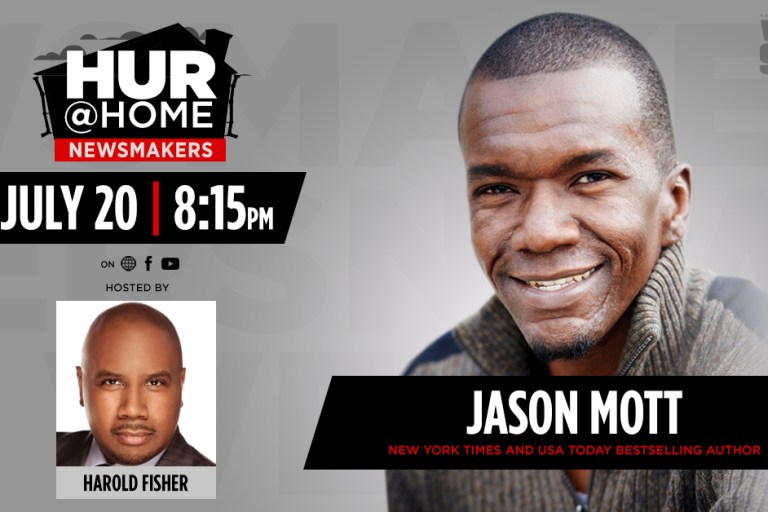 HUR@Home Newsmaker: Author Jason Mott