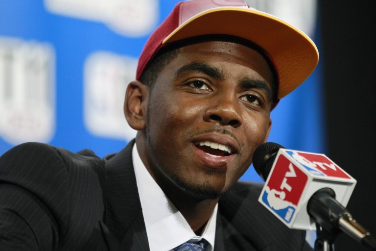 Kyrie Irving Played Some Pick-Up Football Over The Weekend