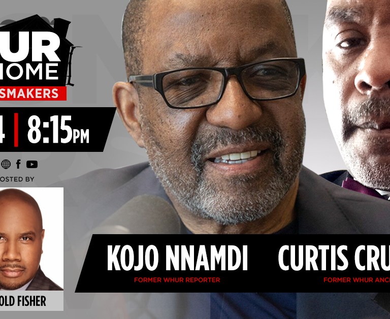 Kojo Nnamdi and Curtis Crutchfield