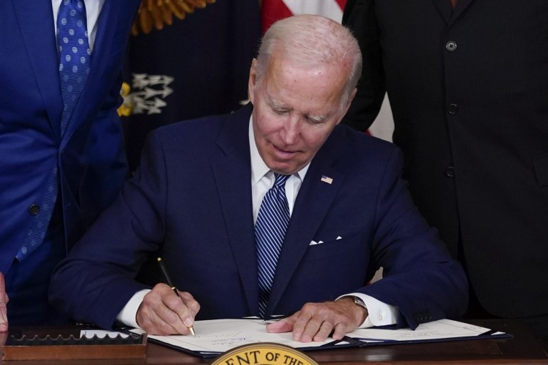 Biden Signs Massive Climate/Health Care Law