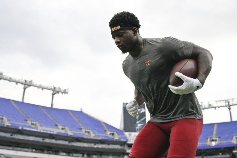 Commanders RB Returns To Team Facility