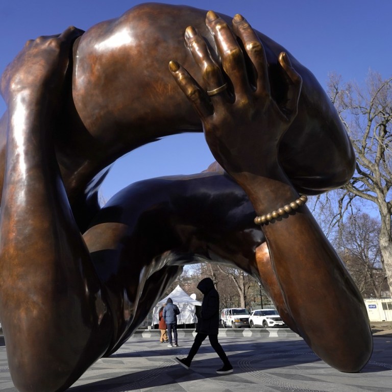Check Out Black Twitter’s Response To ‘The Embrace’ Sculpture Of MLK And Coretta Scott King
