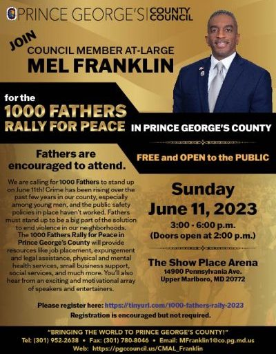 1000 Fathers Rally For Peace In Prince George’s County