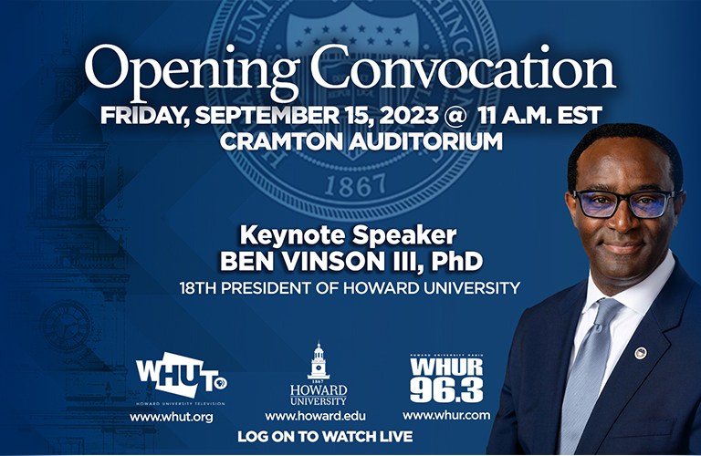 IN CASE YOU MISSED IT: 2023 Opening Convocation With President Ben Vinson III, PhD