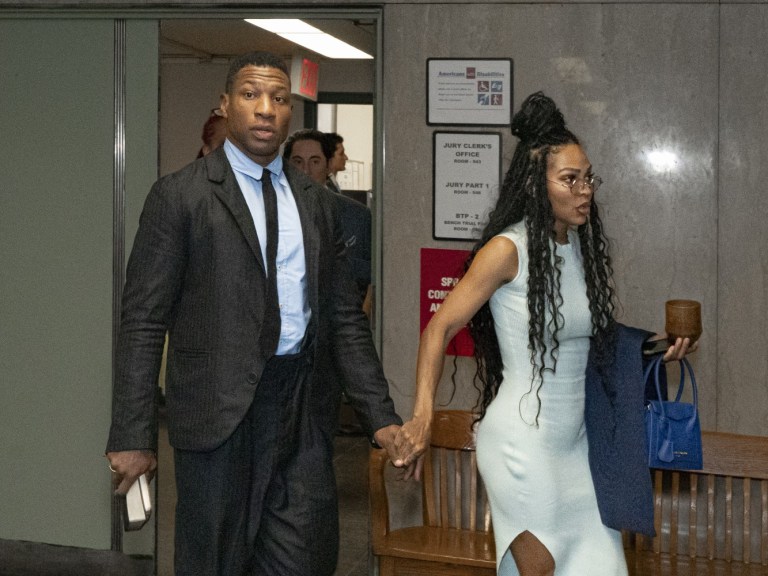 AP Jonathan Majors court