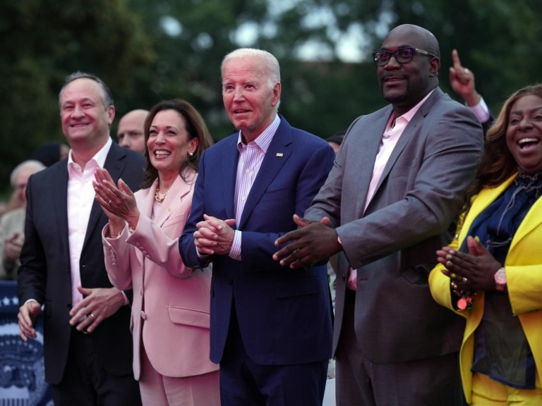 AP Joe Biden Kamala Harris Juneteenth