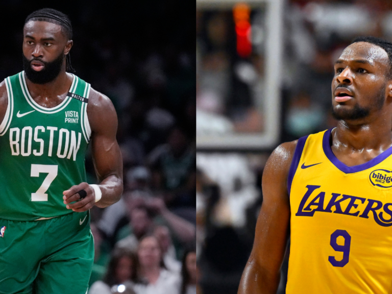 _Jaylen Brown Bronny James AP