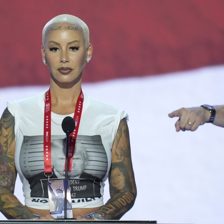 Amber Rose Reacts To DNC & Proposes New Slogan For Kamala Harris